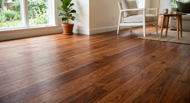 Cherry Floor Installation in Belgium, WI