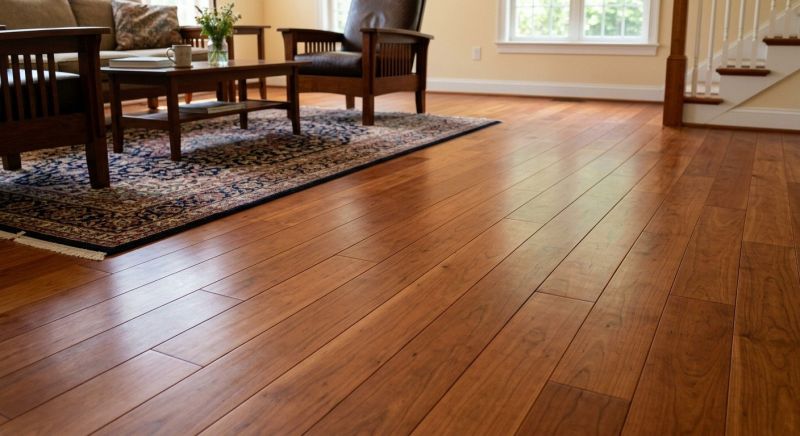 Cherry Floor Installation in Jackson, WI