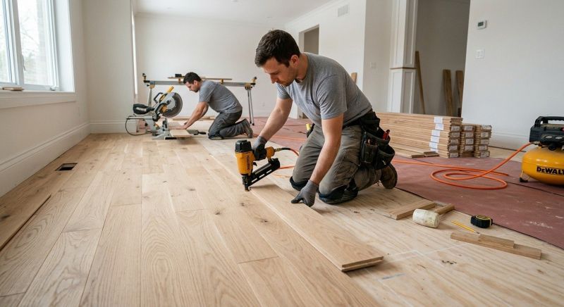 Hardwood Floor Installation in Brookfield, WI
