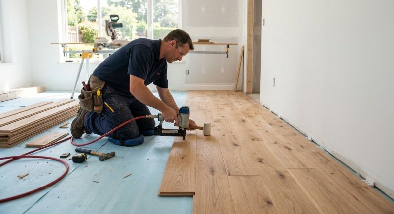 Hardwood Floor Installation in Cedarburg, WI