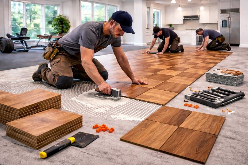 Hardwood Floor Installation in Kewaskum, WI