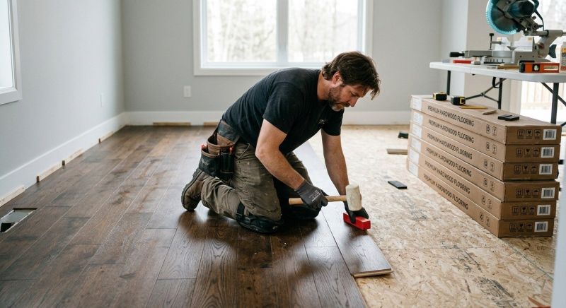 Hardwood Floor Installation in Mequon, WI