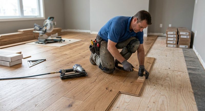 Hardwood Floor Installation in Muskego, WI