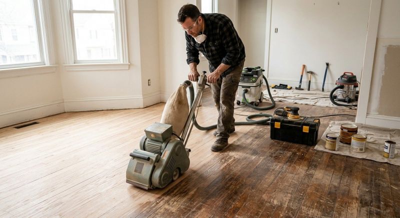 Hardwood Floor Renovation in Ozaukee County, WI