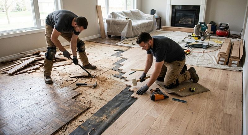 Hardwood Replacement in Fredonia, WI