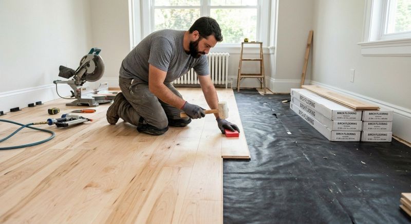 Maple Flooring Installation in Elm Grove, WI