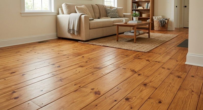 Pine Floor Installation in Ozaukee County, WI