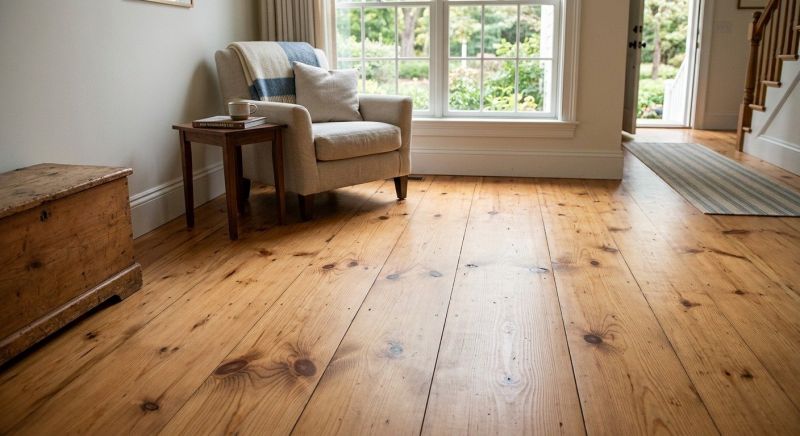 Pine Floor Installation in Ozaukee County, WI
