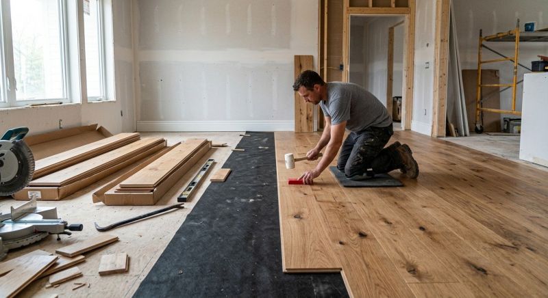 Plank Floor Installation in Ozaukee County, WI