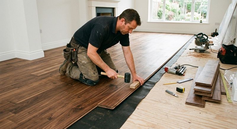 Walnut Flooring Installation in Ozaukee County, WI