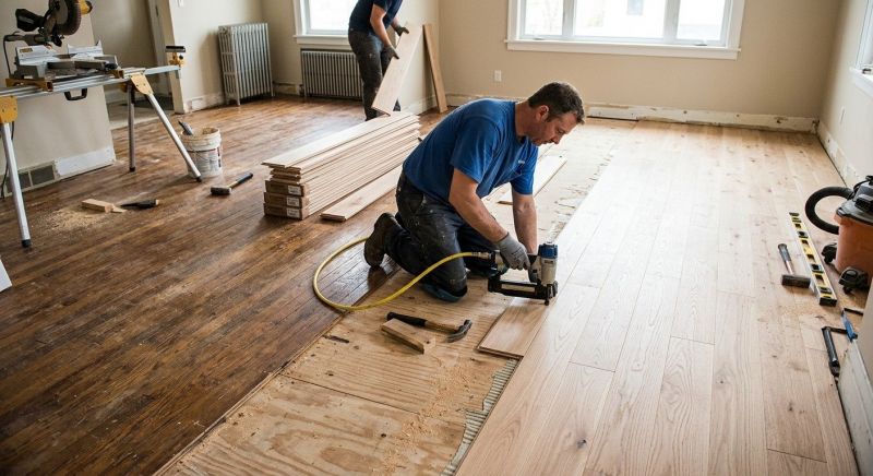 Wood Floor Replacement in Germantown, WI